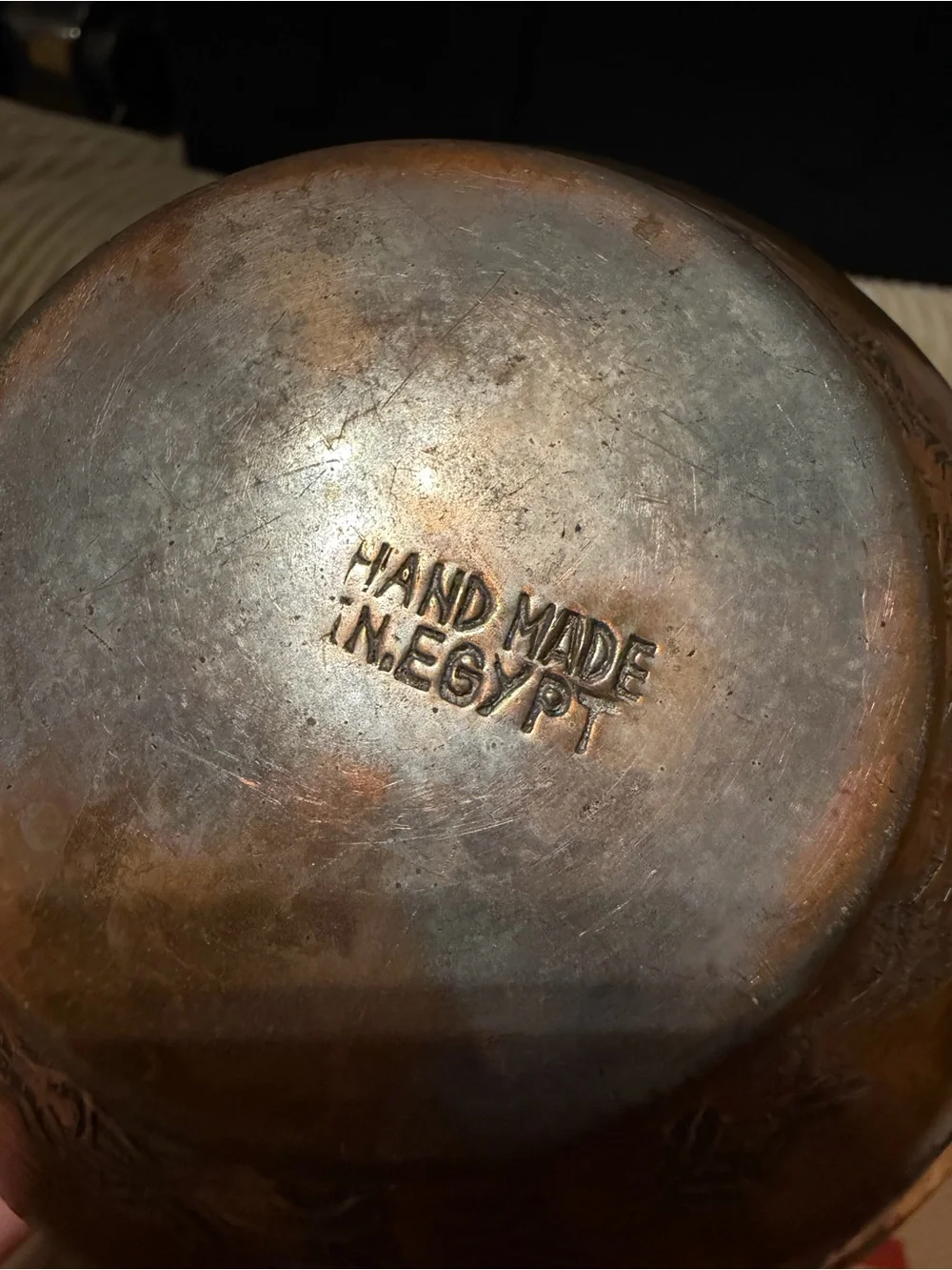 Small Handmade Copper Bowl